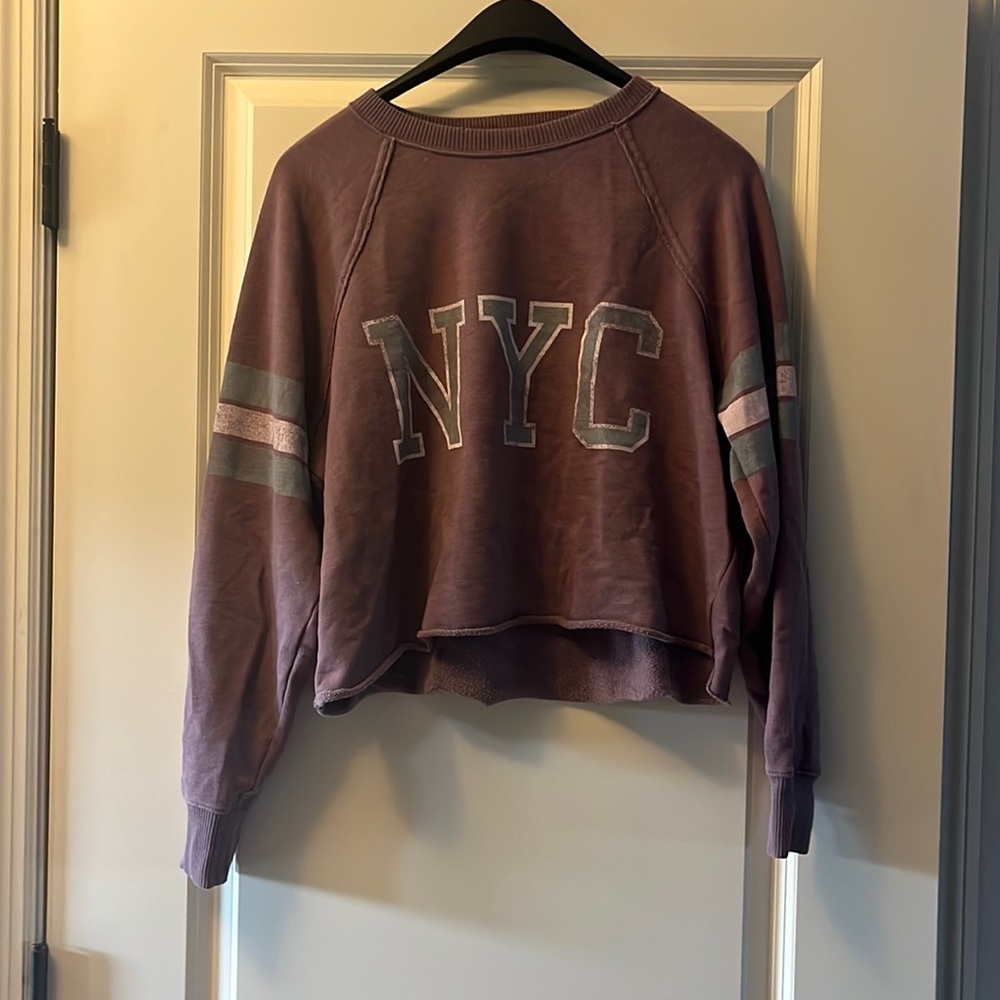 Aerie NYC cropped crew neck